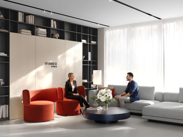 W1NNER Tower by Object 1 at JVT Dubaiبرج W1NNER بجوار الكائن 1 في JVT دبي
