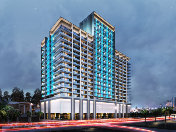 Binghatti Azure at JVC (Jumeirah Village Circle) Dubaiبن غاطي أزور في قرية جميرا الدائرية (قرية جميرا الدائرية) دبي