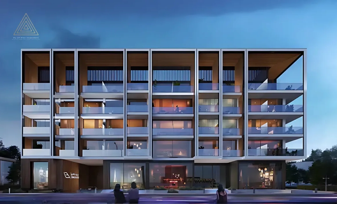 Binghatti Dawn at Jumeirah Village Circle by Binghatti Developersبن غاطي داون في قرية جميرا الدائرية من شركة بن غاطي للتطوير العقاريbuilding