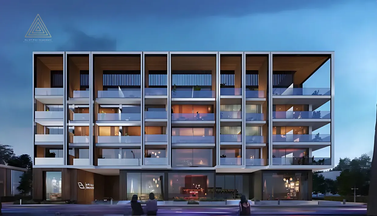 Binghatti Dawn at Jumeirah Village Circle by Binghatti Developersبن غاطي داون في قرية جميرا الدائرية من شركة بن غاطي للتطوير العقاريbuilding