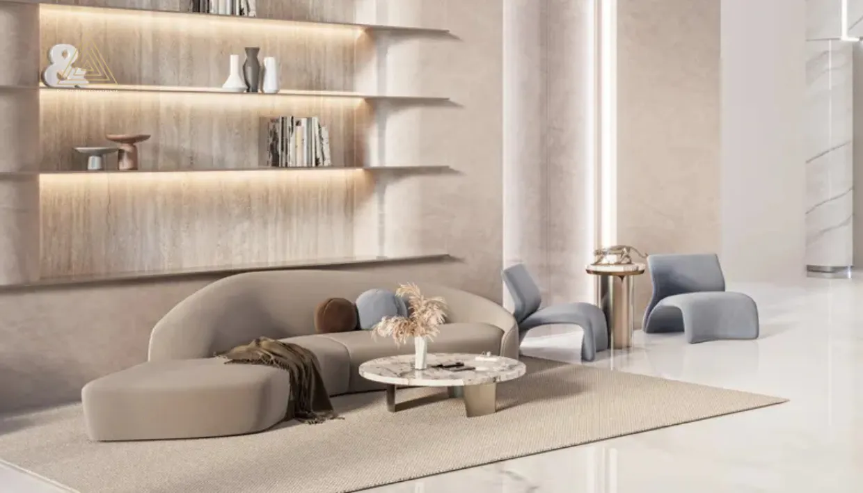 Binghatti Dawn at Jumeirah Village Circle by Binghatti Developersبن غاطي داون في قرية جميرا الدائرية من شركة بن غاطي للتطوير العقاريliving area (2)