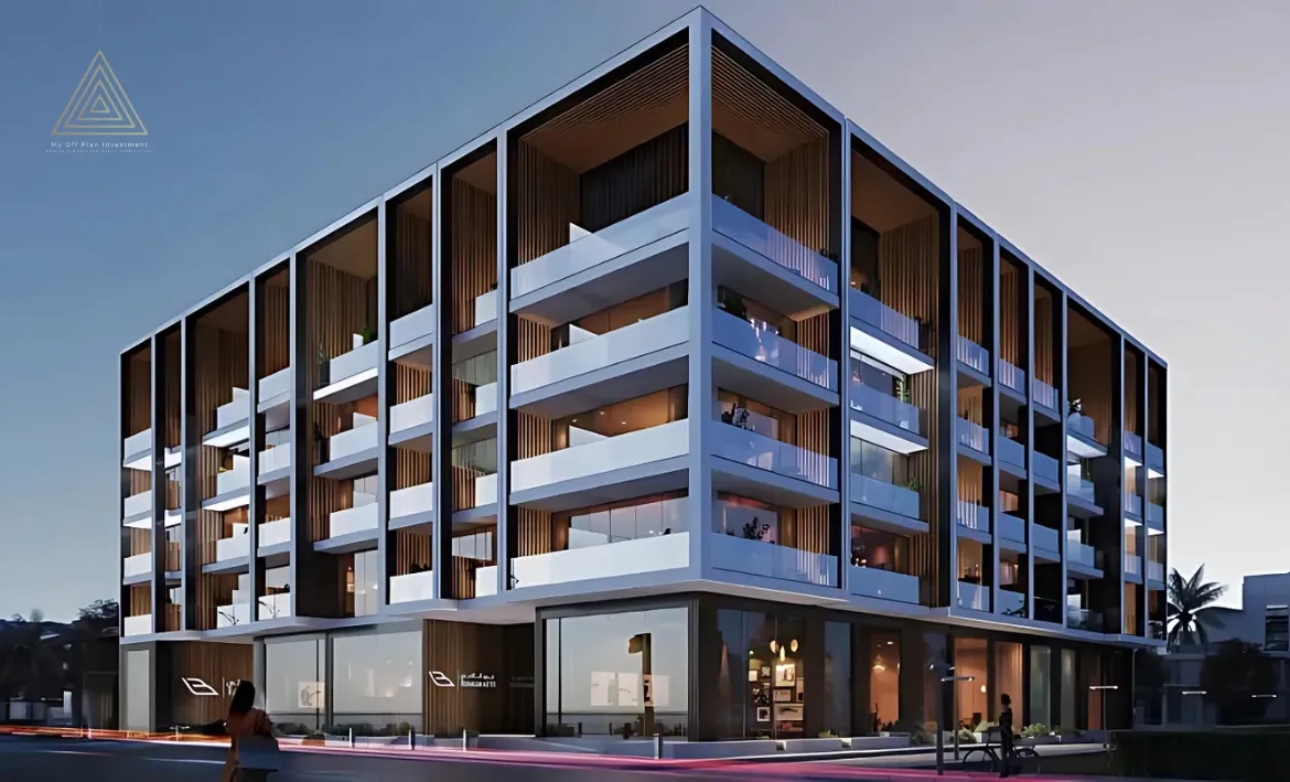 Binghatti Dawn at Jumeirah Village Circle by Binghatti Developersبن غاطي داون في قرية جميرا الدائرية من شركة بن غاطي للتطوير العقاريview