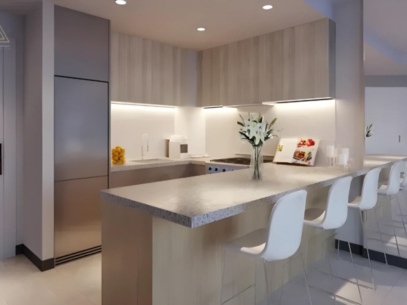 Azizi Beach Oasis at Dubai Studio City by Azizi Developersواحة شاطئ عزيزي في مدينة دبي للاستوديوهات من عزيزي للتطوير العقاري