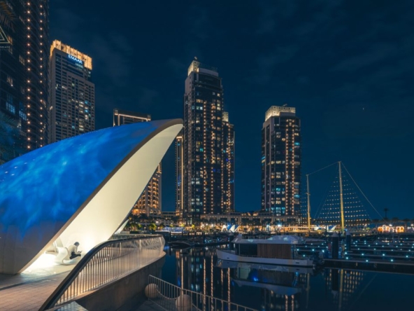 Valo Tower at Dubai Creek Harbour by Emaarبرج فالو في ميناء خور دبي من إعمار