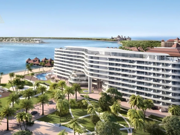 Azizi Mina Waterfront Apartments at Palm Jumeirah, Dubaiشقق عزيزي مينا الواجهة البحرية في نخلة جميرا، دبي