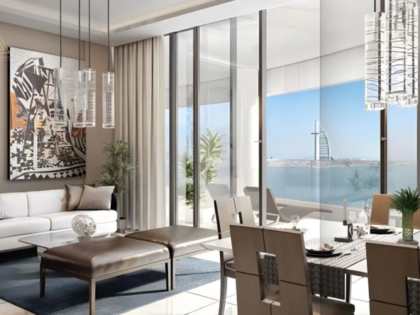 Azizi Mina Waterfront Apartments at Palm Jumeirah, Dubaiشقق عزيزي مينا الواجهة البحرية في نخلة جميرا، دبي