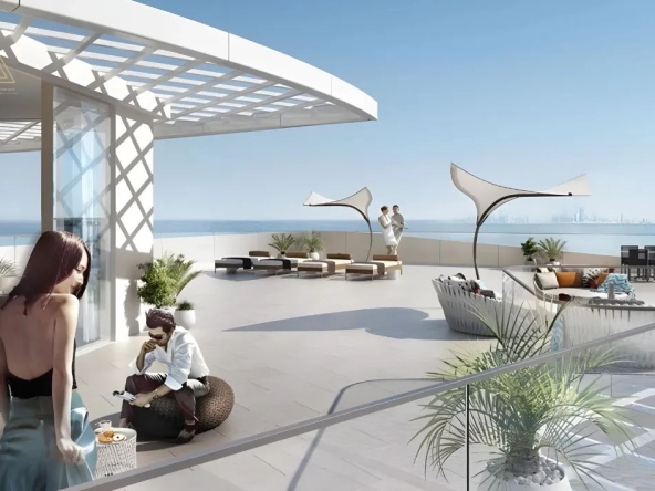Azizi Mina Waterfront Apartments at Palm Jumeirah, Dubaiشقق عزيزي مينا الواجهة البحرية في نخلة جميرا، دبي