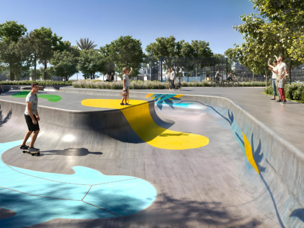 جرين واي دبي ساوث من إعمار Green way Dubai South by Emaar Play area