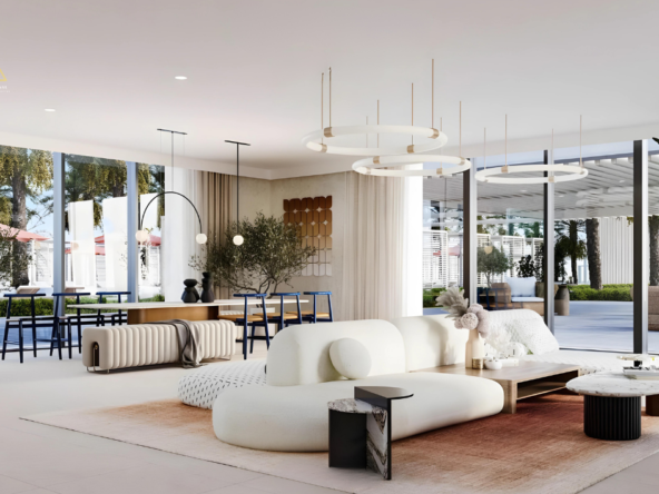 جرين واي دبي ساوث من إعمار Green way Dubai South by Emaar TV Lounge