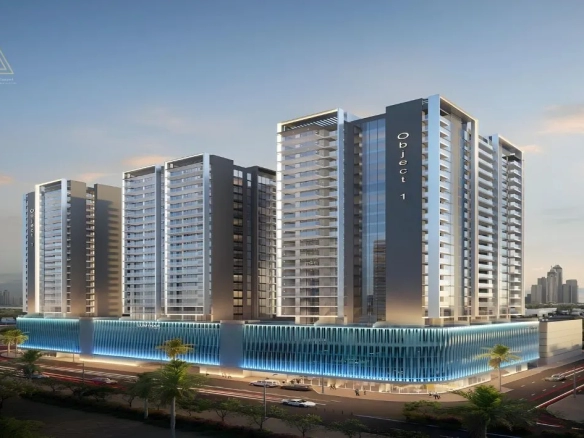 LUM1NAR Tower 1 at JVC by Object Oneبرج LUM1NAR 1 في قرية جميرا الدائرية من Object One