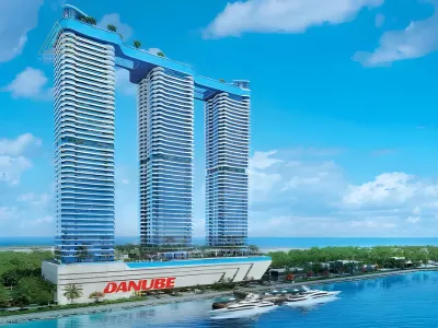 Oceanz Tower 3 at Dubai Maritime City by Danube Propertiesبرج أوشنز 3 في مدينة دبي الملاحية من دانوب العقارية