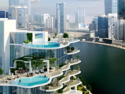 Chic Tower at Business Bay, Dubai by Damac Propertiesبرج أنيق في الخليج التجاري، دبي من داماك العقارية