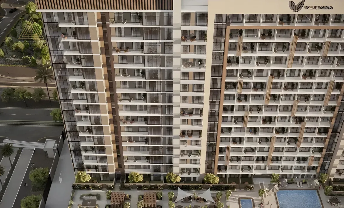 Verdana 5 at DIP by Reportage Propertiesفيردانا 5 في مجمع دبي للاستثمار من ريبورتاج العقاريةbuilding