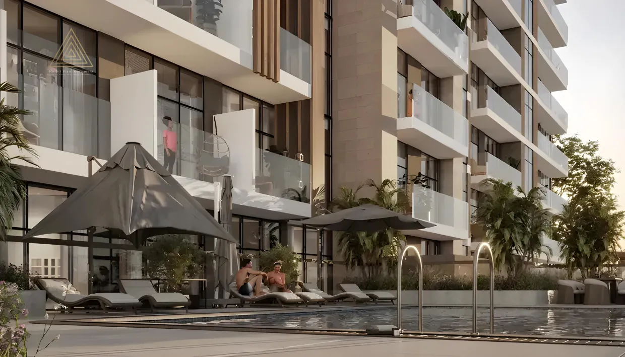 Verdana 5 at DIP by Reportage Propertiesفيردانا 5 في مجمع دبي للاستثمار من ريبورتاج العقاريةpool