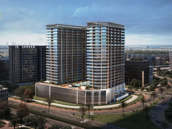 Ghost by Binghatti at Healthcare City Phase 2جوست من بن غاطي في المدينة الطبية المرحلة الثانيةbuilding