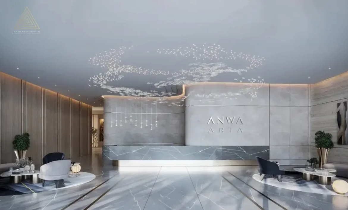 Anwa Aria by Omniyat at Dubai Maritime Cityأنوا أريا من أمنيات في مدينة دبي الملاحية