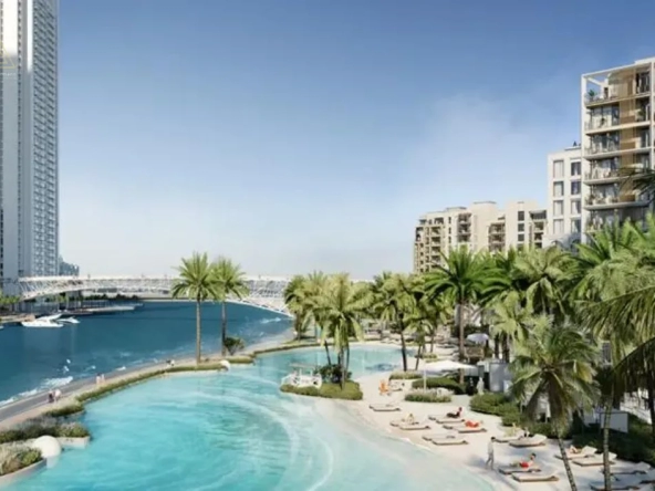Creek Crescent at Dubai Creek Harbour by Emaar Propertiesكريك كريسنت في ميناء خور دبي من إعمار العقاريةbeach