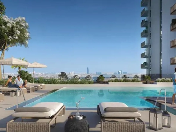 Creek Crescent at Dubai Creek Harbour by Emaar Propertiesكريك كريسنت في ميناء خور دبي من إعمار العقاريةpool