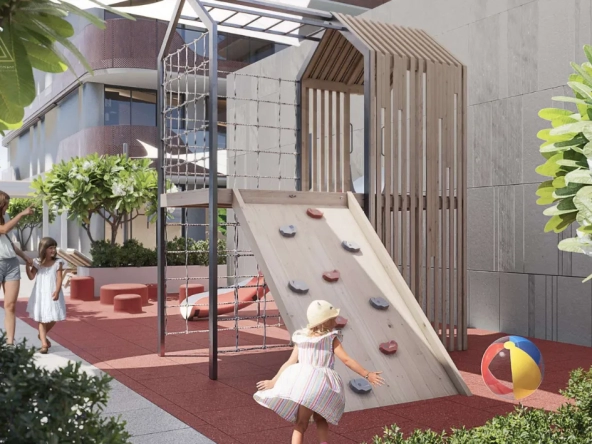 Evergr1n House at Jumeirah Garden City by Object 1منزل Evergr1n في جميرا جاردن سيتي بجوار الكائن 1