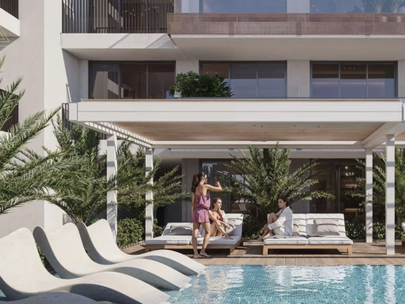 Evergr1n House at Jumeirah Garden City by Object 1منزل Evergr1n في جميرا جاردن سيتي بجوار الكائن 1