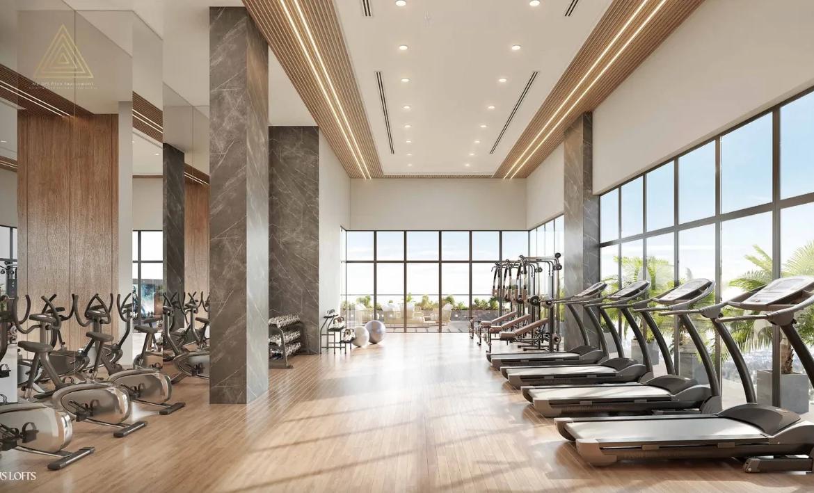 Oasis Lofts at Dubai Silicon Oasis by Uniestateأويسيس لوفتس في واحة دبي للسيليكون من يونيستيتgym