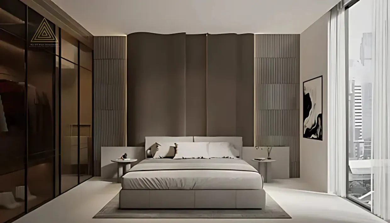 One Beverly at Arjan by HMB Homes Real Estate Developmentون بيفرلي في أرجان من شركة إتش إم بي هومز للتطوير العقاريbedroom