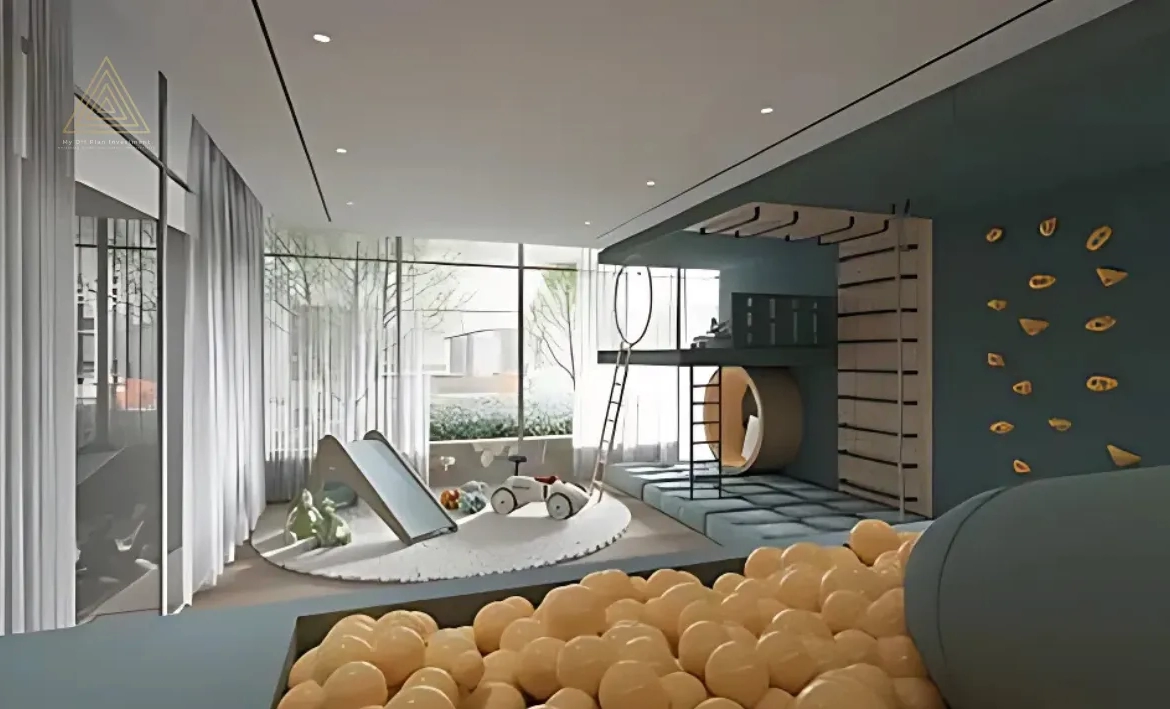One Beverly at Arjan by HMB Homes Real Estate Developmentون بيفرلي في أرجان من شركة إتش إم بي هومز للتطوير العقاريkids play area