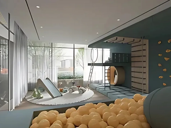 One Beverly at Arjan by HMB Homes Real Estate Developmentون بيفرلي في أرجان من شركة إتش إم بي هومز للتطوير العقاريkids play area