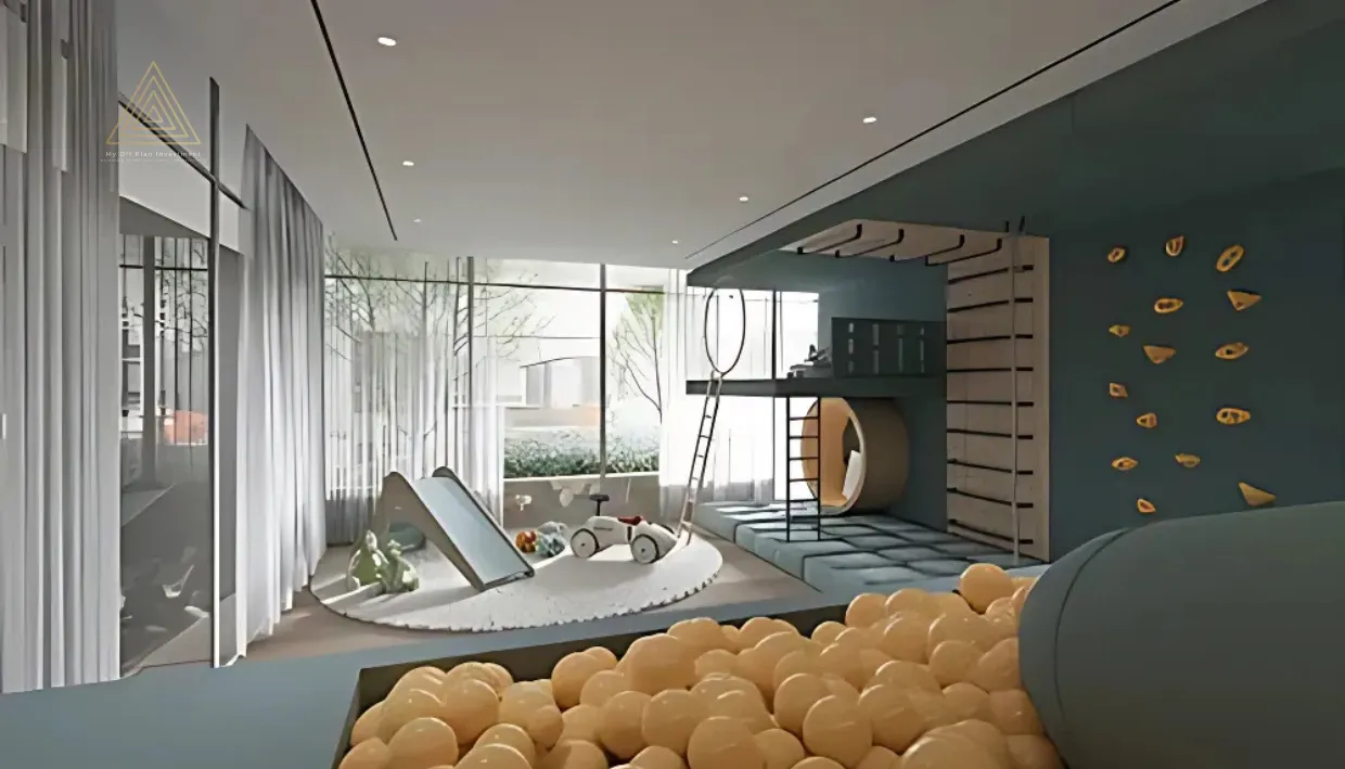 One Beverly at Arjan by HMB Homes Real Estate Developmentون بيفرلي في أرجان من شركة إتش إم بي هومز للتطوير العقاريkids play area