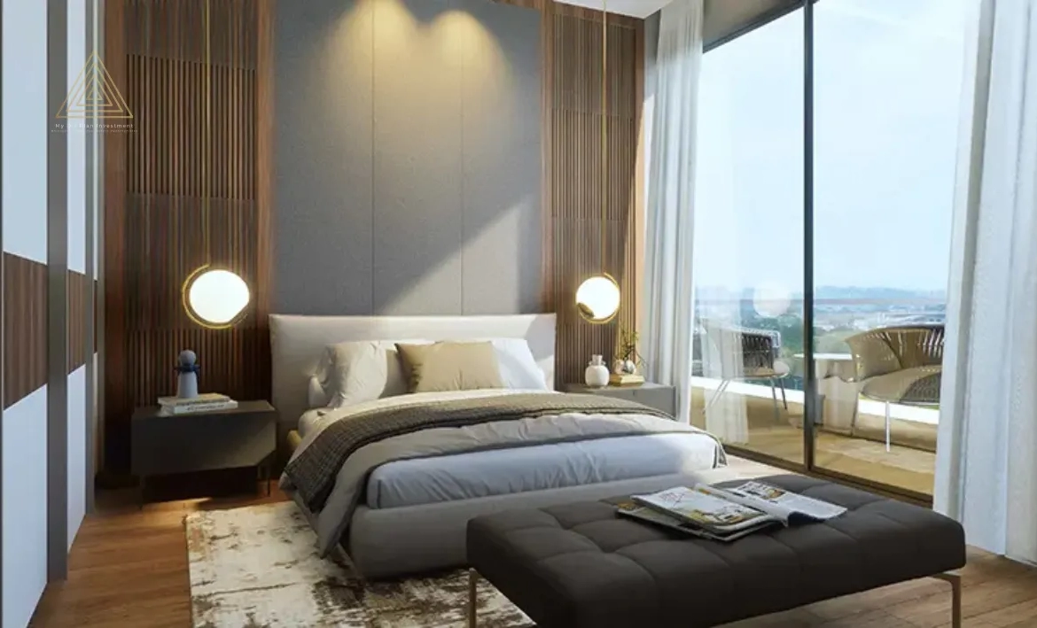 Park Beach Residence 2 at Al Marjan Island by Deca Propertiesبارك بيتش ريزيدنس 2 في جزيرة المرجان من ديكا العقاريةbedroom