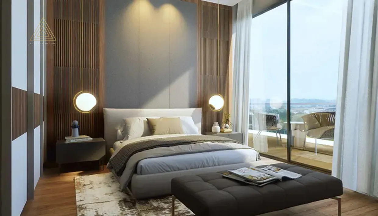 Park Beach Residence 2 at Al Marjan Island by Deca Propertiesبارك بيتش ريزيدنس 2 في جزيرة المرجان من ديكا العقاريةbedroom