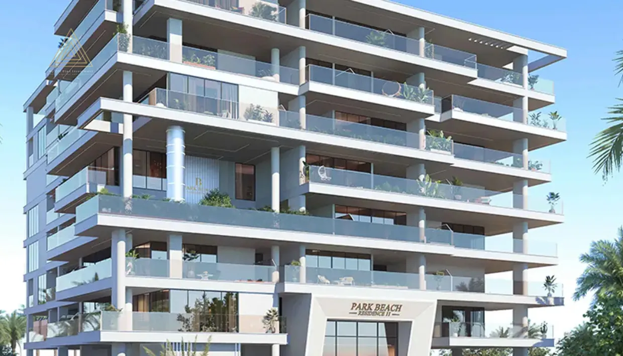 Park Beach Residence 2 at Al Marjan Island by Deca Propertiesبارك بيتش ريزيدنس 2 في جزيرة المرجان من ديكا العقاريةbuilding