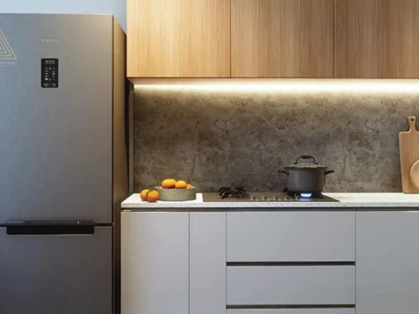 Park Beach Residence 2 at Al Marjan Island by Deca Propertiesبارك بيتش ريزيدنس 2 في جزيرة المرجان من ديكا العقاريةkitchen