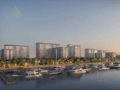 Pier Point 1 at Rashid Yachts & Marina by Emaar Properties.بيير بوينت 1 في يخوت ومارينا راشد من إعمار العقارية.