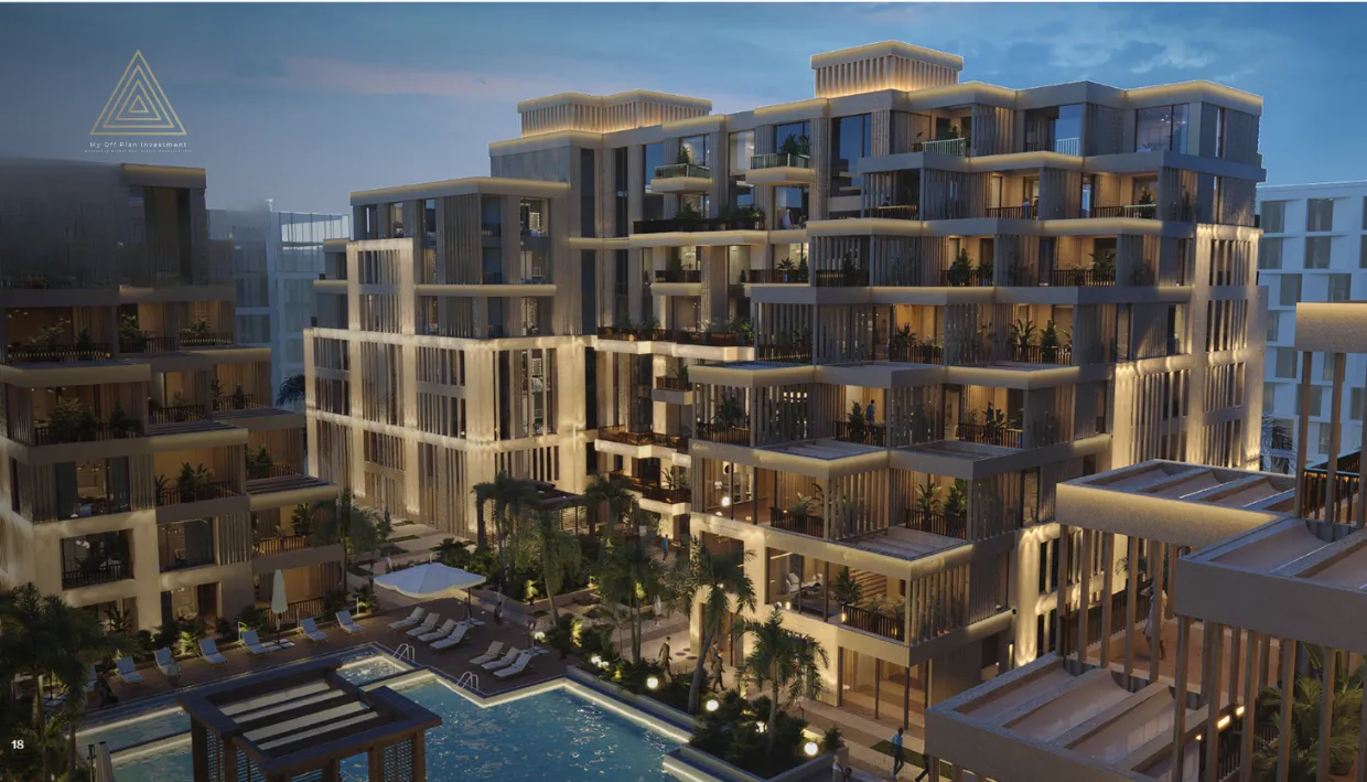 Arisha Terraces at Studio City by QUBE Developmentأريشا تيراسيز في ستوديو سيتي من شركة QUBE Development