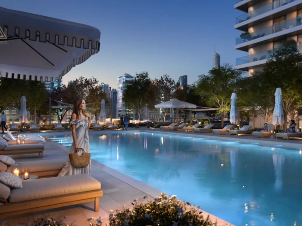 Marina Cove at Dubai Marina by Emaar Properties pool