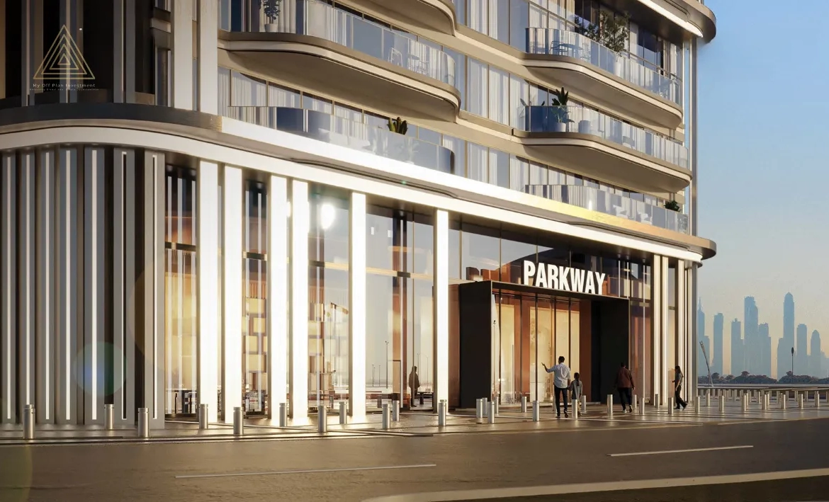 Parkway at Meydan Horizon by Prestige One Developments.باركواي في ميدان هورايزون من شركة بريستيج وان للتطوير العقاري.front