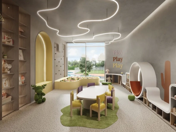 Parkway at Meydan Horizon by Prestige One Developments.باركواي في ميدان هورايزون من شركة بريستيج وان للتطوير العقاري.kidsplay area