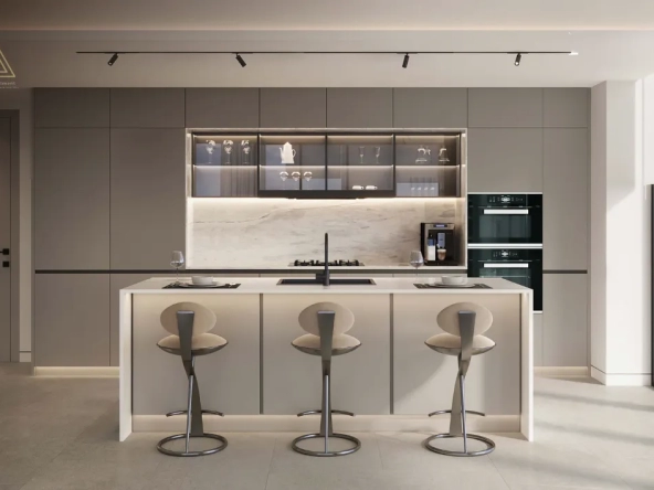 Parkway at Meydan Horizon by Prestige One Developments.باركواي في ميدان هورايزون من شركة بريستيج وان للتطوير العقاري.kitchen