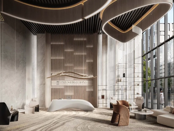 Parkway at Meydan Horizon by Prestige One Developments.باركواي في ميدان هورايزون من شركة بريستيج وان للتطوير العقاري.lobby
