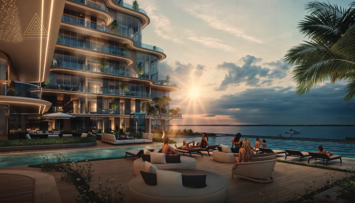 Cotier House at Dubai Islands by Imtiaz Developerمنزل كوتييه في جزر دبي من تصميم شركة إمتياز للتطوير العقاريsuntset