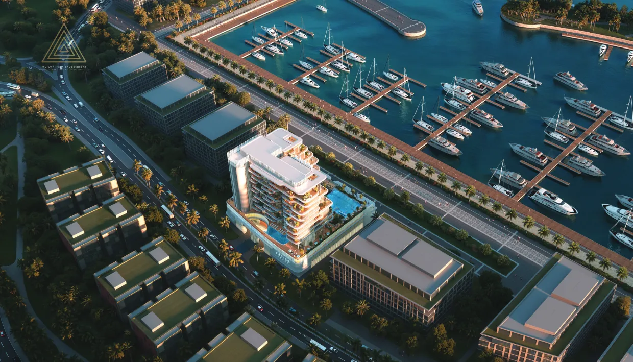 Cotier House at Dubai Islands by Imtiaz Developerمنزل كوتييه في جزر دبي من تصميم شركة إمتياز للتطوير العقاريtop view