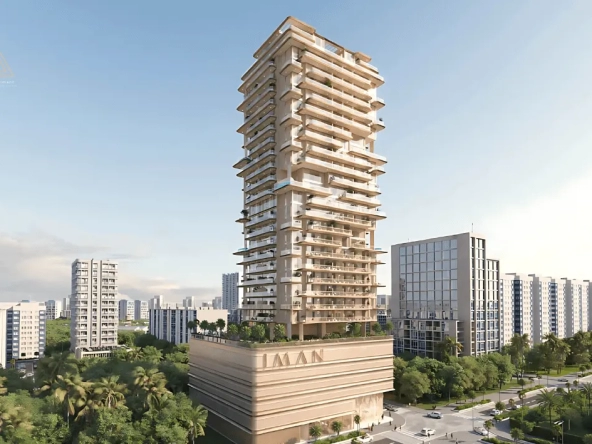 One Park Square at JVC by Iman Developerمشروع وان بارك سكوير في قرية جميرا الدائرية من تصميم شركة إيمان للتطوير العقاريBUILDING-min