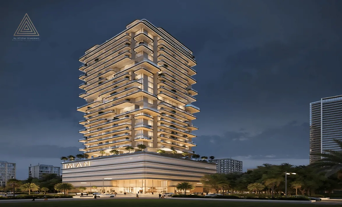 One Park Square at JVC by Iman Developerمشروع وان بارك سكوير في قرية جميرا الدائرية من تصميم شركة إيمان للتطوير العقاري