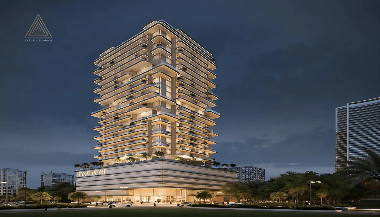 One Park Square at JVC by Iman Developerمشروع وان بارك سكوير في قرية جميرا الدائرية من تصميم شركة إيمان للتطوير العقاري