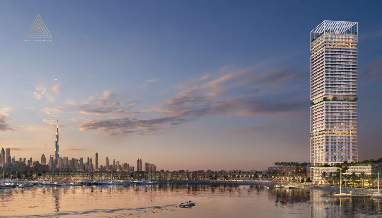 Saria Tower at Maritime City by Omniyat Propertiesبرج ساريا في ماريتايم سيتي من شركة أمنيات العقارية building