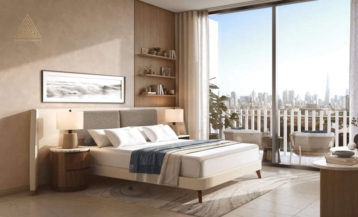 Saria Tower at Maritime City by Omniyat Propertiesبرج ساريا في ماريتايم سيتي من شركة أمنيات العقاريةbedroom