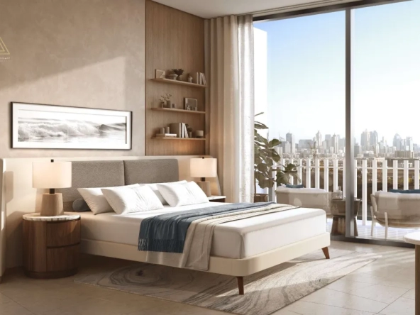 Saria Tower at Maritime City by Omniyat Propertiesبرج ساريا في ماريتايم سيتي من شركة أمنيات العقاريةbedroom