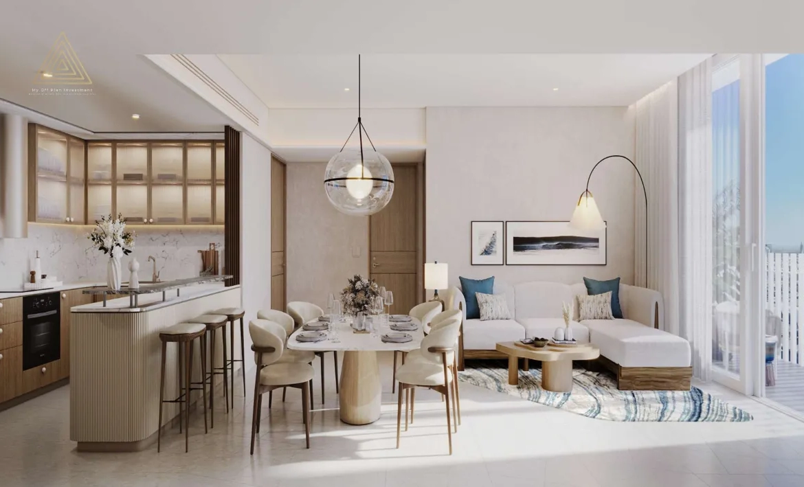 Saria Tower at Maritime City by Omniyat Propertiesبرج ساريا في ماريتايم سيتي من شركة أمنيات العقاريةdinning