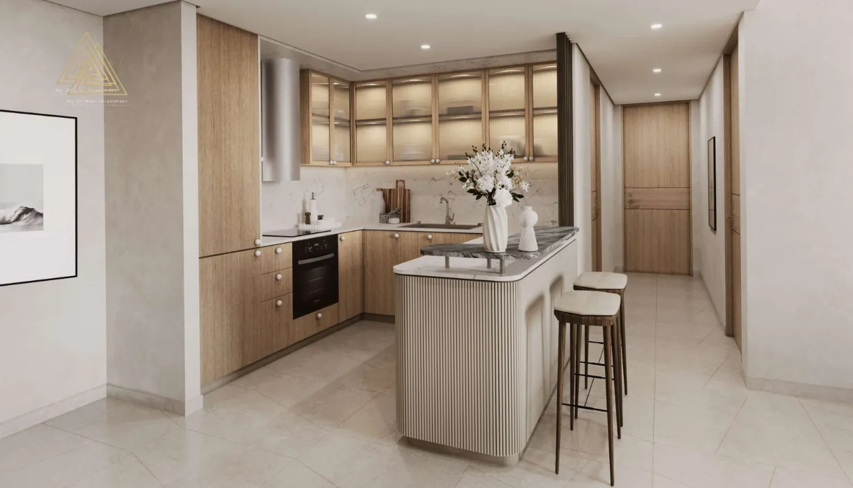 Saria Tower at Maritime City by Omniyat Propertiesبرج ساريا في ماريتايم سيتي من شركة أمنيات العقاريةkitchen